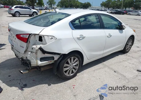 2014 Kia Forte Ex из США, поврежденный, VIN KNAFX4A88E5114837